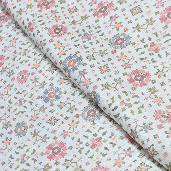 PREMIUM PURE LINEN DIGITAL PRINT FABRIC 54" | LIN054-09