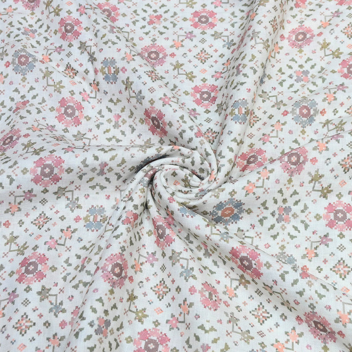 PREMIUM PURE LINEN DIGITAL PRINT FABRIC 54" | LIN054-09