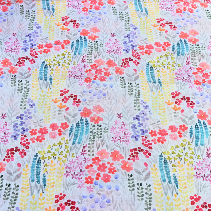PREMIUM PURE LINEN DIGITAL PRINT FABRIC 54" | LIN054-11