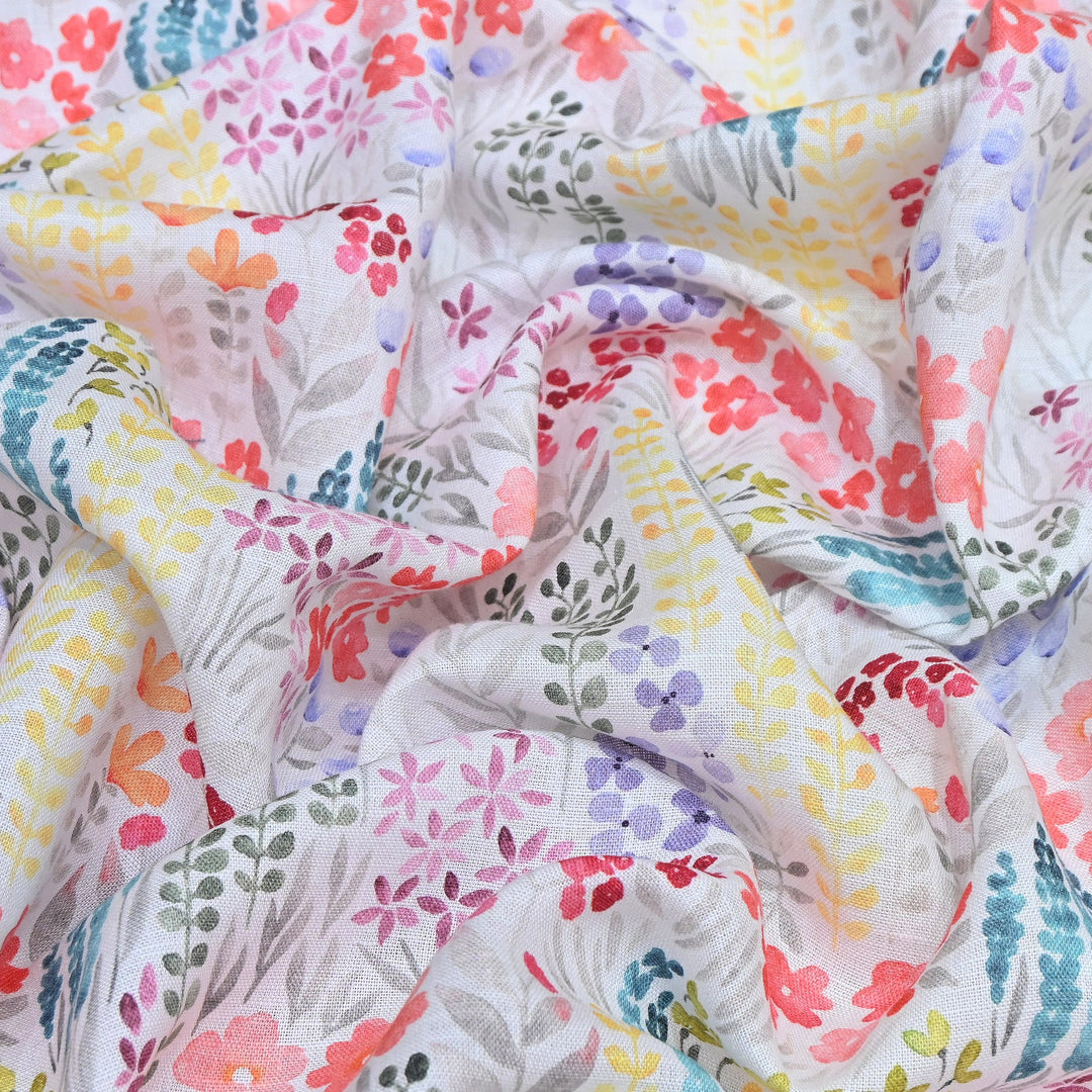 PREMIUM PURE LINEN DIGITAL PRINT FABRIC 54" | LIN054-11