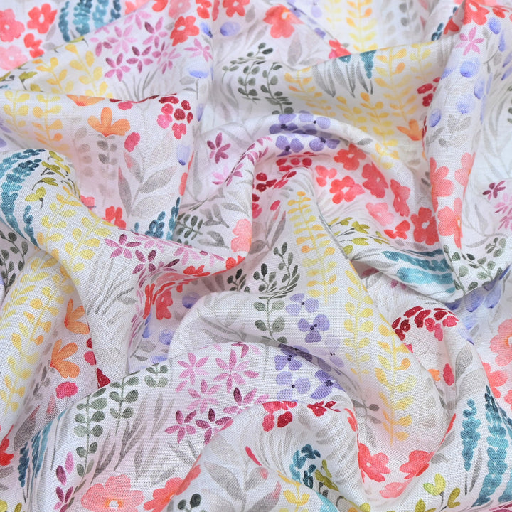 PREMIUM PURE LINEN DIGITAL PRINT FABRIC 54" | LIN054-11
