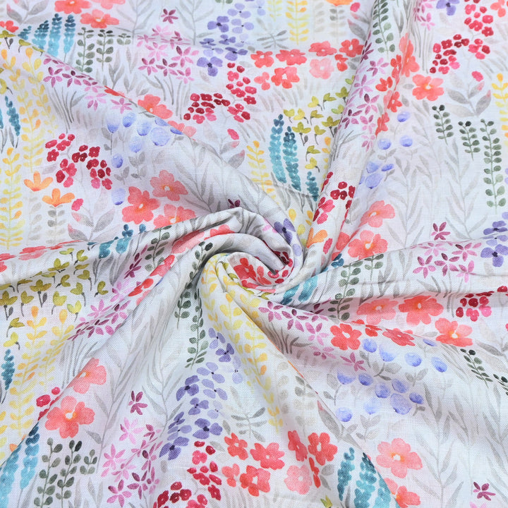PREMIUM PURE LINEN DIGITAL PRINT FABRIC 54" | LIN054-11