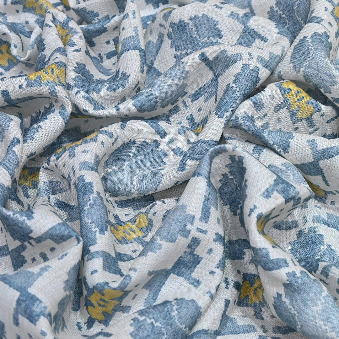 PREMIUM PURE LINEN DIGITAL PRINT FABRIC 54" | LIN054-10