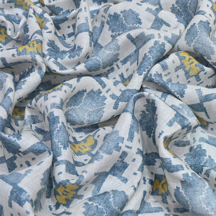 PREMIUM PURE LINEN DIGITAL PRINT FABRIC 54" | LIN054-10