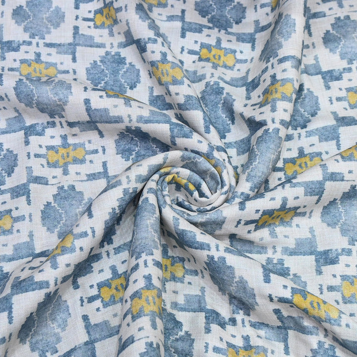PREMIUM PURE LINEN DIGITAL PRINT FABRIC 54" | LIN054-10