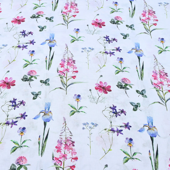 PREMIUM PURE LINEN DIGITAL PRINT FABRIC 54" | LIN054-17