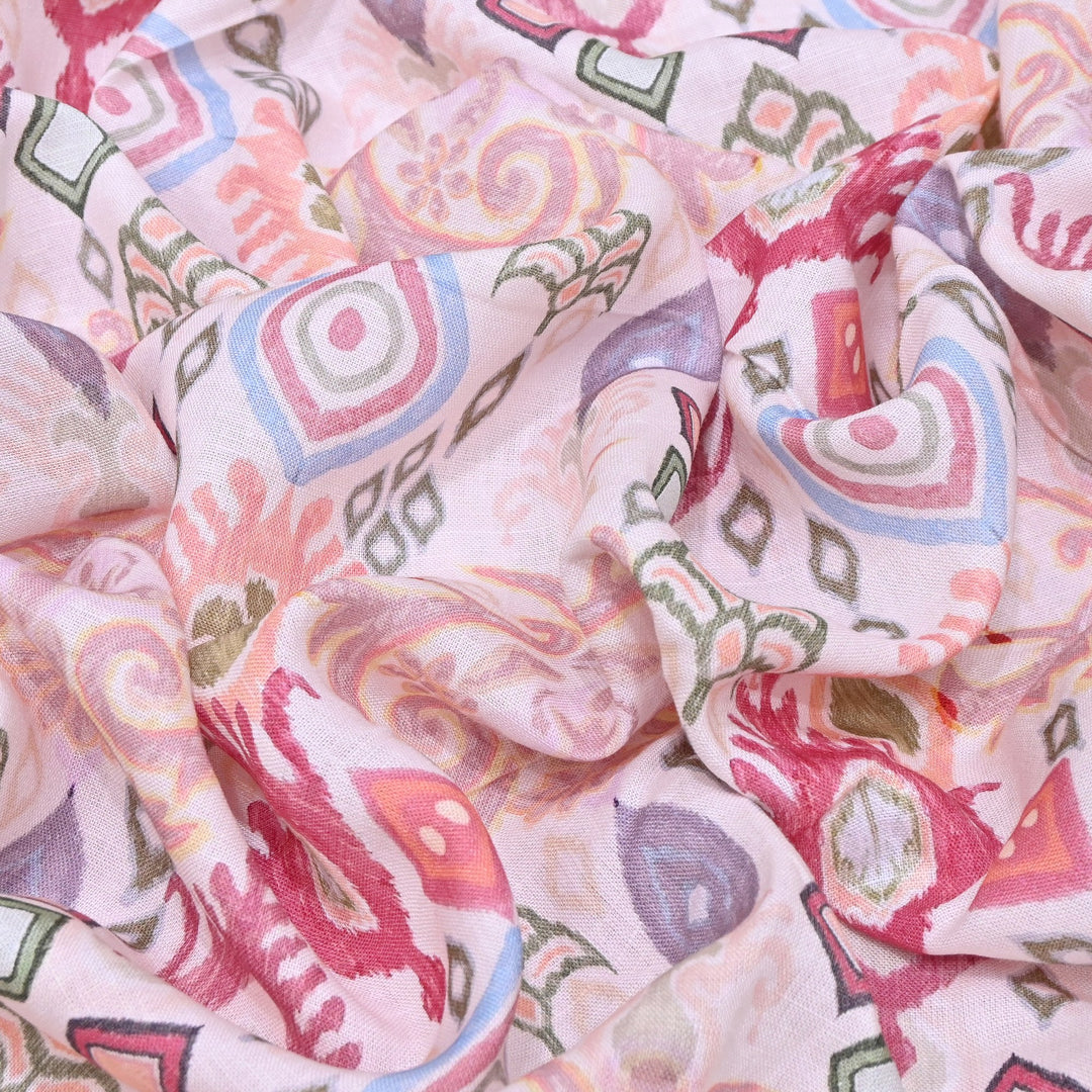 PREMIUM PURE LINEN DIGITAL PRINT FABRIC 54" | LIN054-16