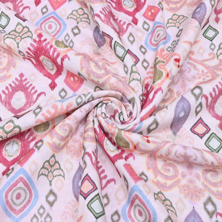PREMIUM PURE LINEN DIGITAL PRINT FABRIC 54" | LIN054-16