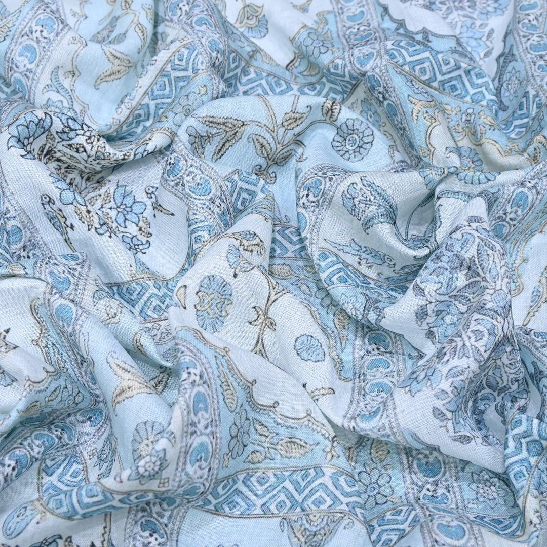 PREMIUM PURE LINEN DIGITAL PRINT FABRIC 54" | LIN054-14