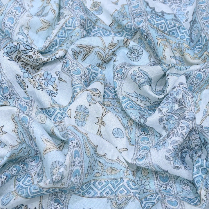 PREMIUM PURE LINEN DIGITAL PRINT FABRIC 54" | LIN054-14