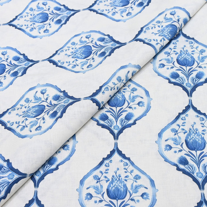 PREMIUM PURE LINEN DIGITAL PRINT FABRIC 54" | LIN054-15