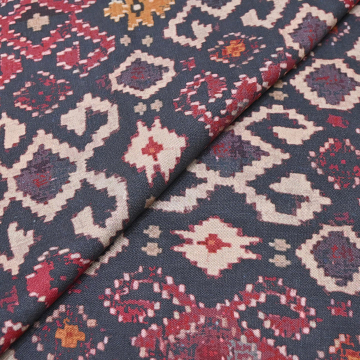 PREMIUM PURE LINEN DIGITAL PRINT FABRIC 54" | LIN054-12