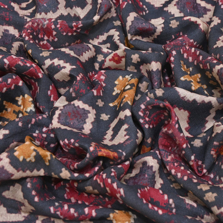 PREMIUM PURE LINEN DIGITAL PRINT FABRIC 54" | LIN054-12