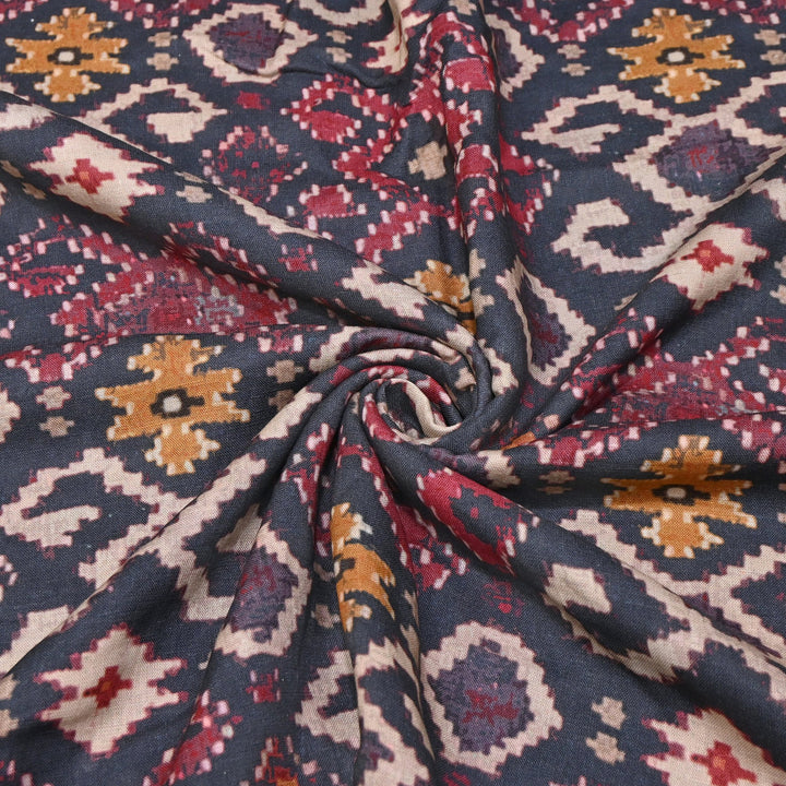 PREMIUM PURE LINEN DIGITAL PRINT FABRIC 54" | LIN054-12