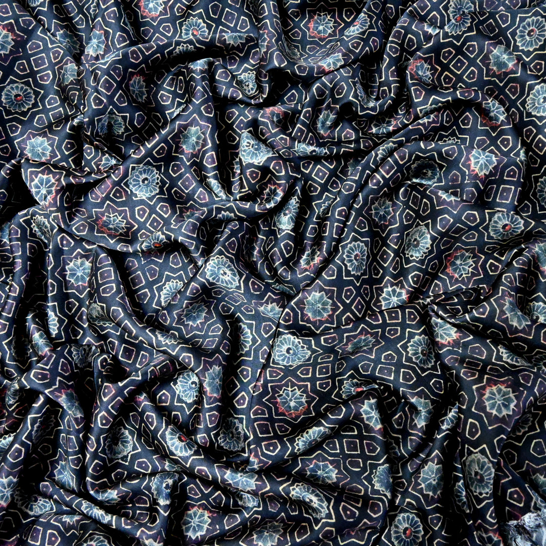 Satin Linen Digital Print Fabrics