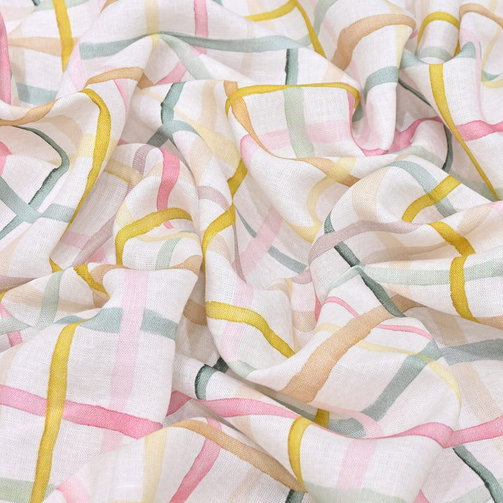 PREMIUM PURE LINEN DIGITAL PRINT FABRIC 54" | LIN054-13