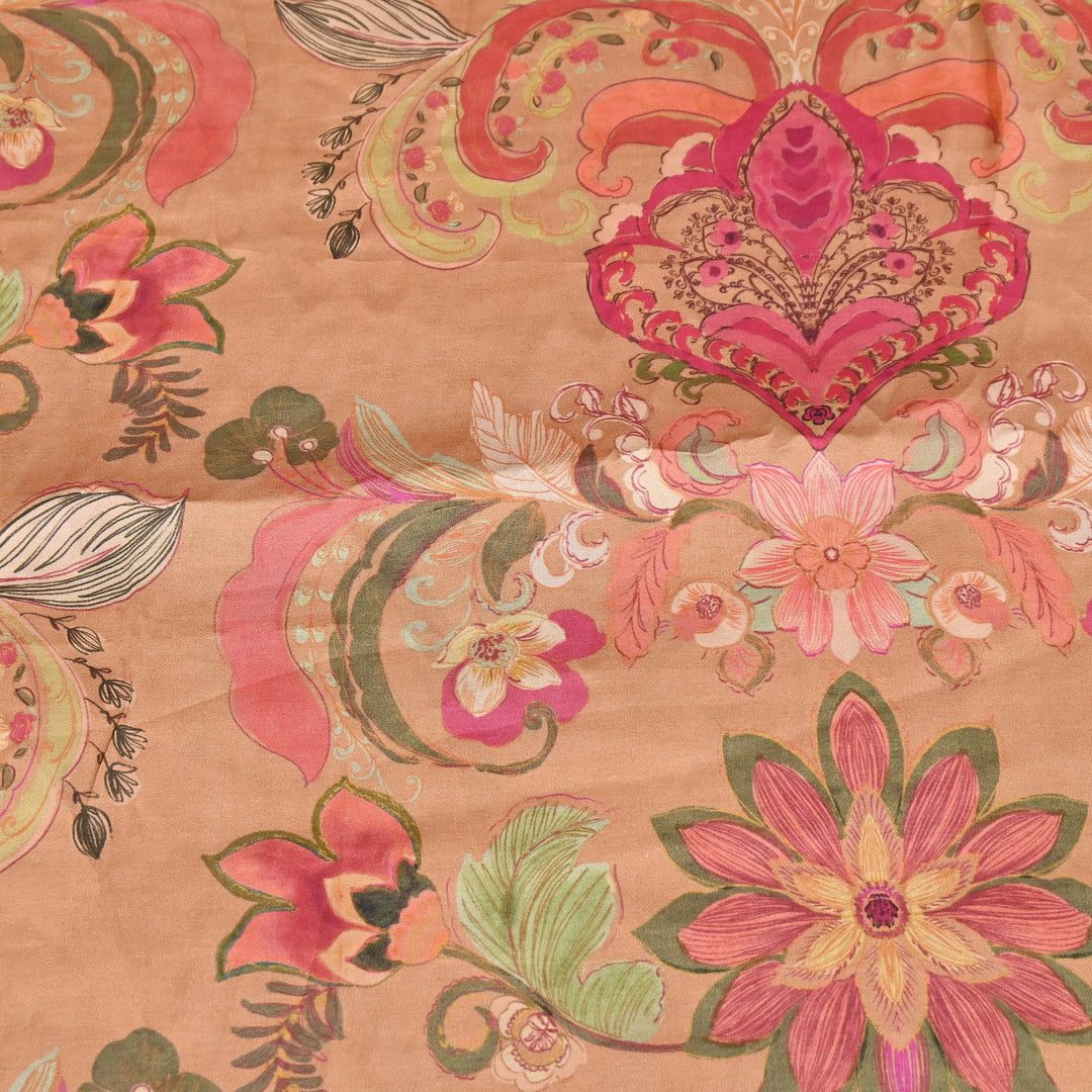 Bemberg Satin Digital Print Fabric | Soft Luxury Designer Fabric | 001333-48