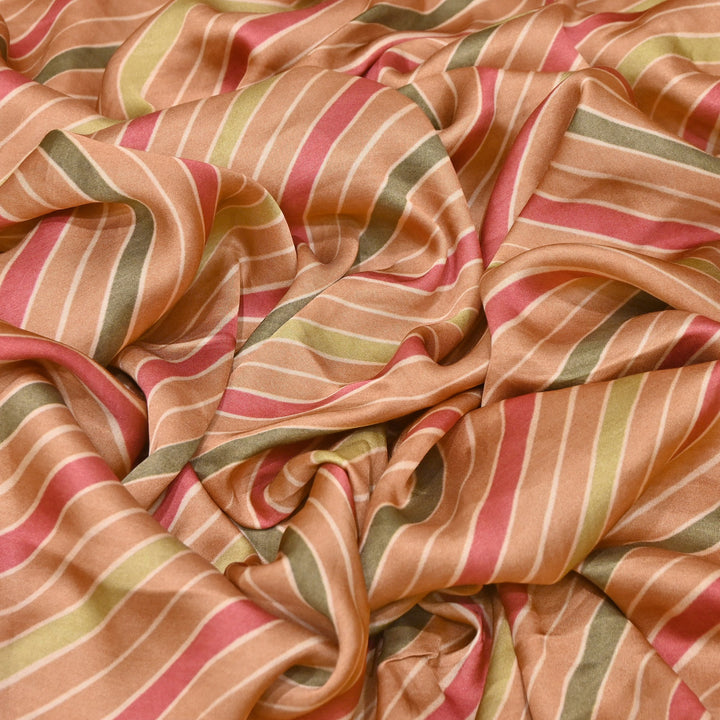 Bemberg Satin Digital Print Fabric | Soft Luxury Designer Fabric | 001333-49