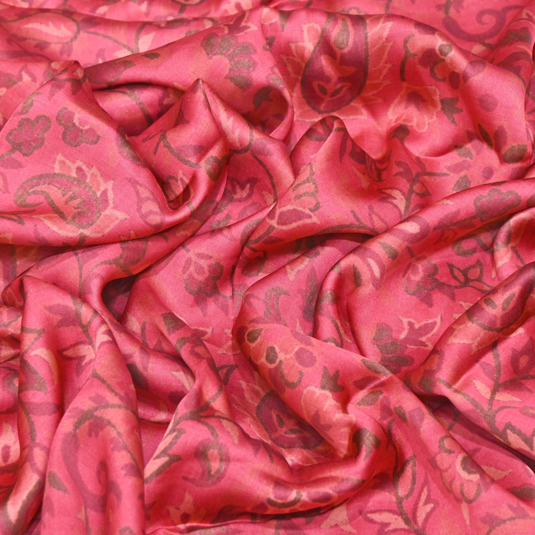 Bemberg Satin Digital Print Fabric | Soft Luxury Designer Fabric | 001333-53