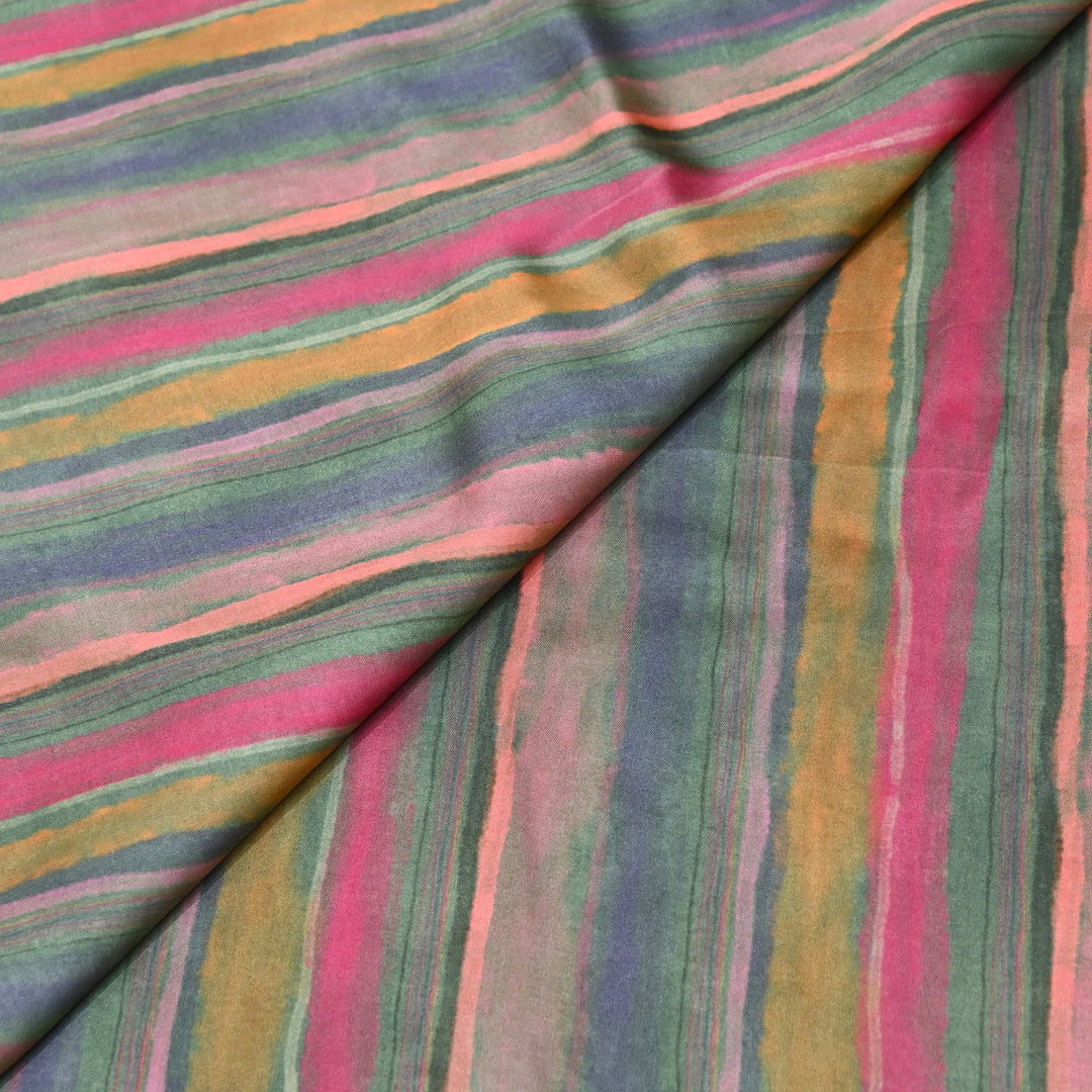 Bemberg Satin Digital Print Fabric | Soft Luxury Designer Fabric | 001333-54