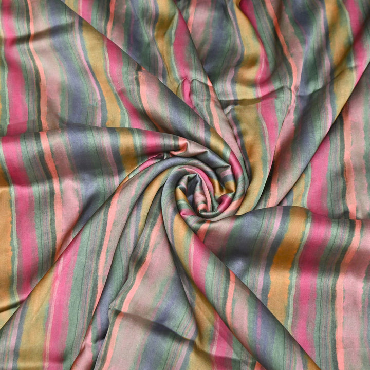 Bemberg Satin Digital Print Fabric | Soft Luxury Designer Fabric | 001333-54