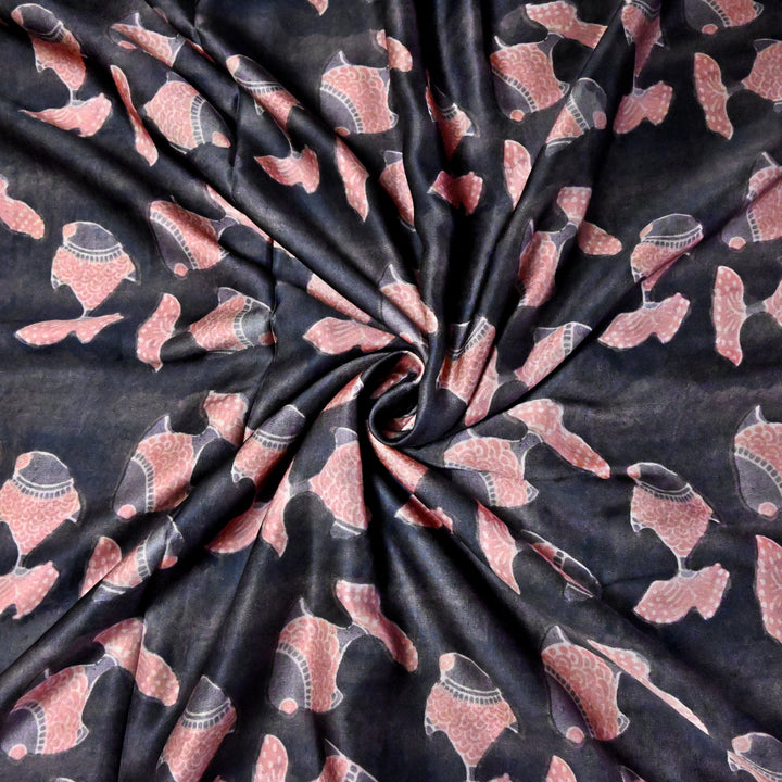 Satin Linen Digital Print Fabrics