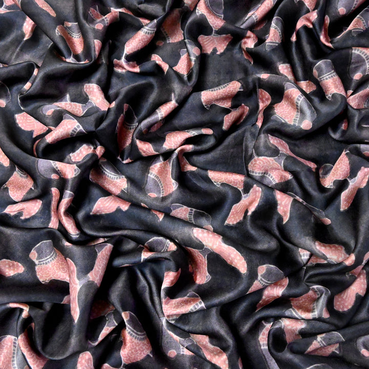 Satin Linen Digital Print Fabrics