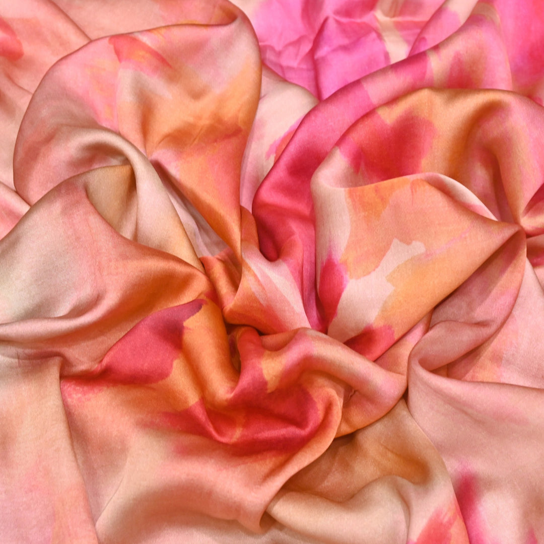 Bemberg Satin Digital Print Fabric | Soft Luxury Designer Fabric | 001333-57