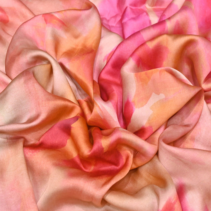Bemberg Satin Digital Print Fabric | Soft Luxury Designer Fabric | 001333-57