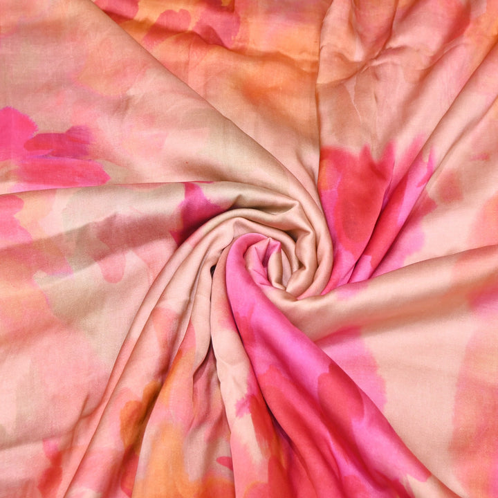 Bemberg Satin Digital Print Fabric | Soft Luxury Designer Fabric | 001333-57