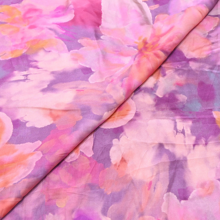 Bemberg Satin Digital Print Fabric | Soft Luxury Designer Fabric | 001333-58