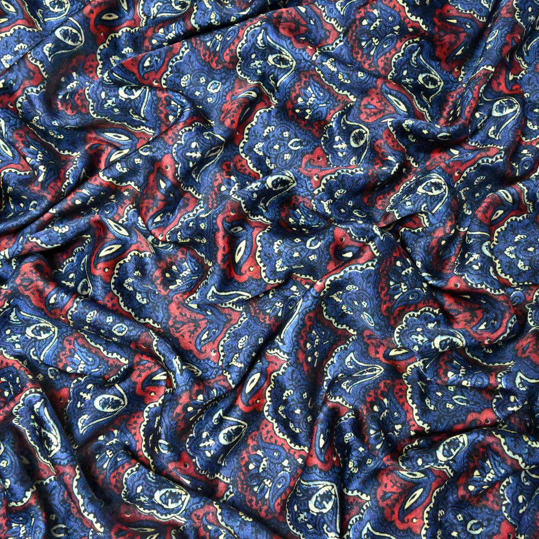 Satin Linen Digital Print Fabrics
