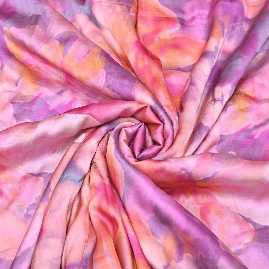 Bemberg Satin Digital Print Fabric | Soft Luxury Designer Fabric | 001333-58