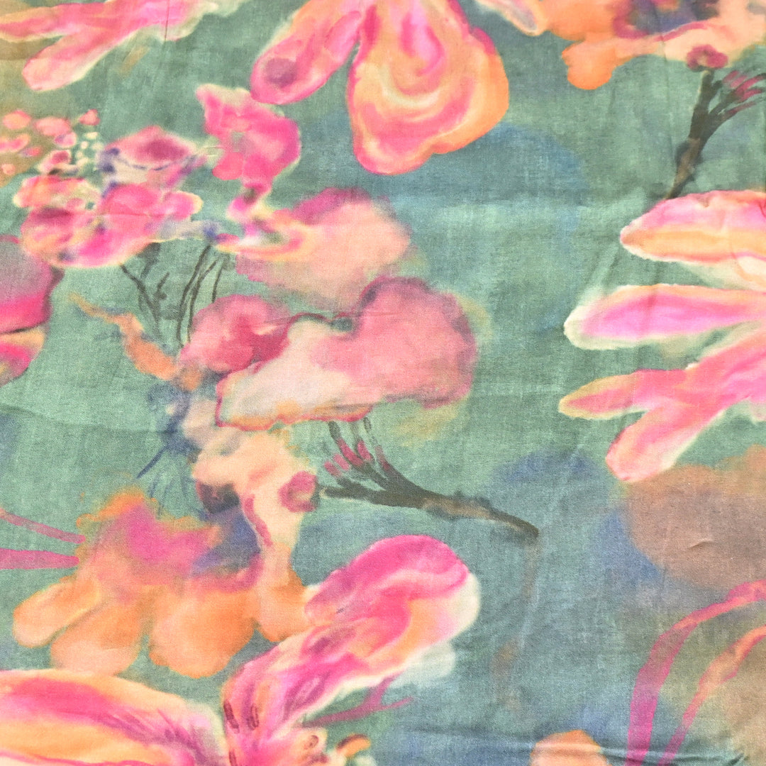 Bemberg Satin Digital Print Fabric | Soft Luxury Designer Fabric | 001333-63