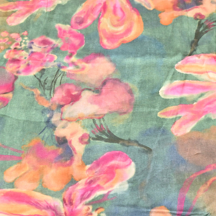 Bemberg Satin Digital Print Fabric | Soft Luxury Designer Fabric | 001333-63