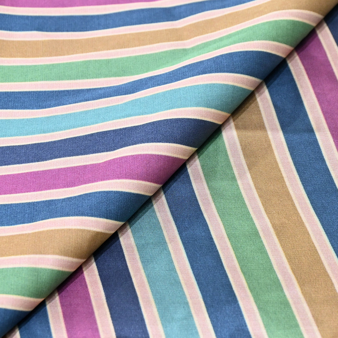 Bemberg Satin Digital Print Fabric | Soft Luxury Designer Fabric | 001333-64