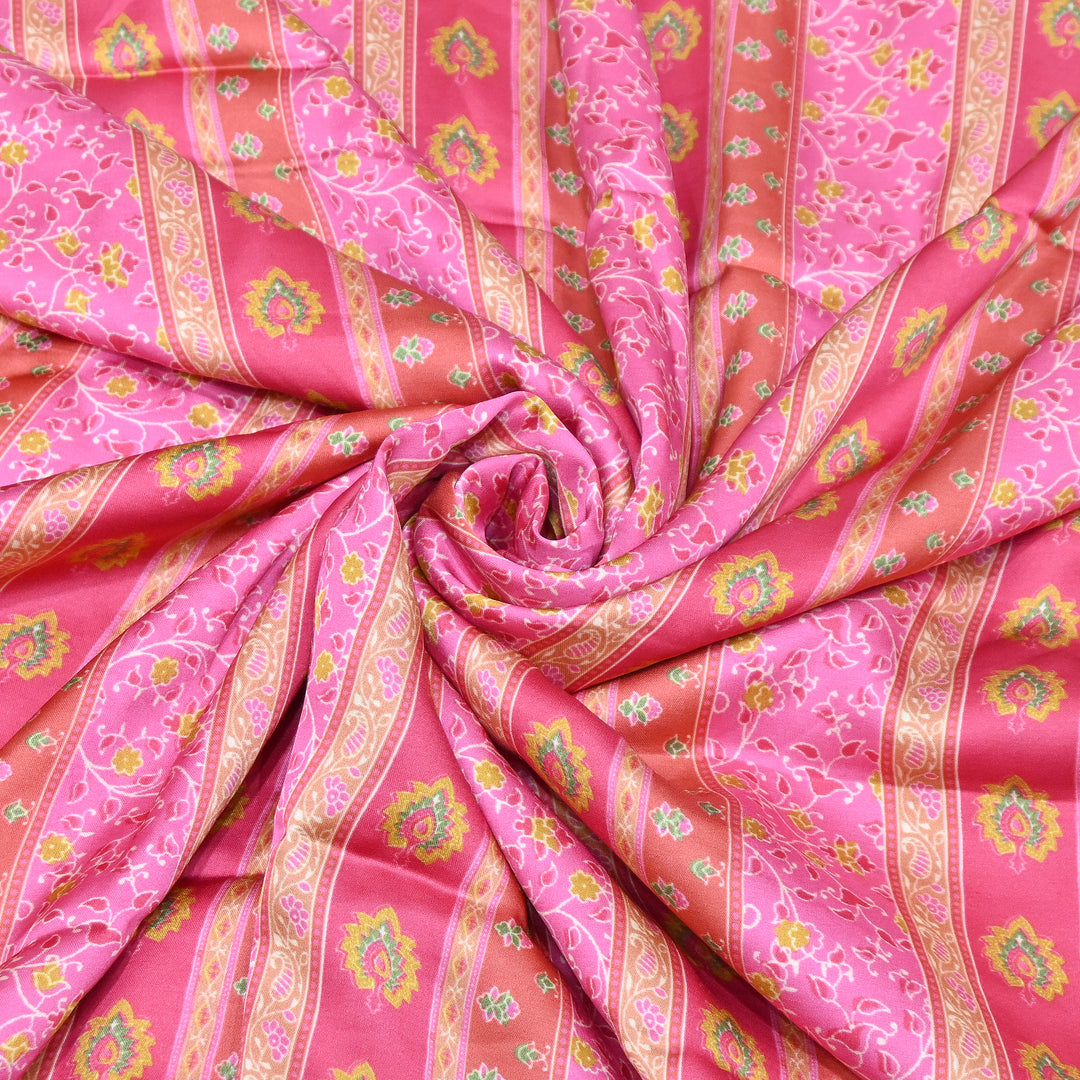 Bemberg Satin Digital Print Fabric | Soft Luxury Designer Fabric | 001333-68