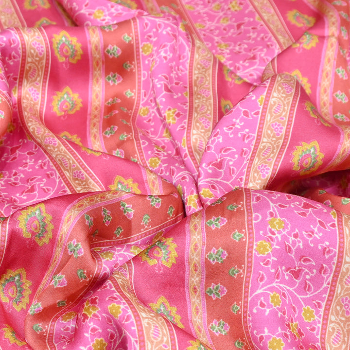 Bemberg Satin Digital Print Fabric | Soft Luxury Designer Fabric | 001333-68