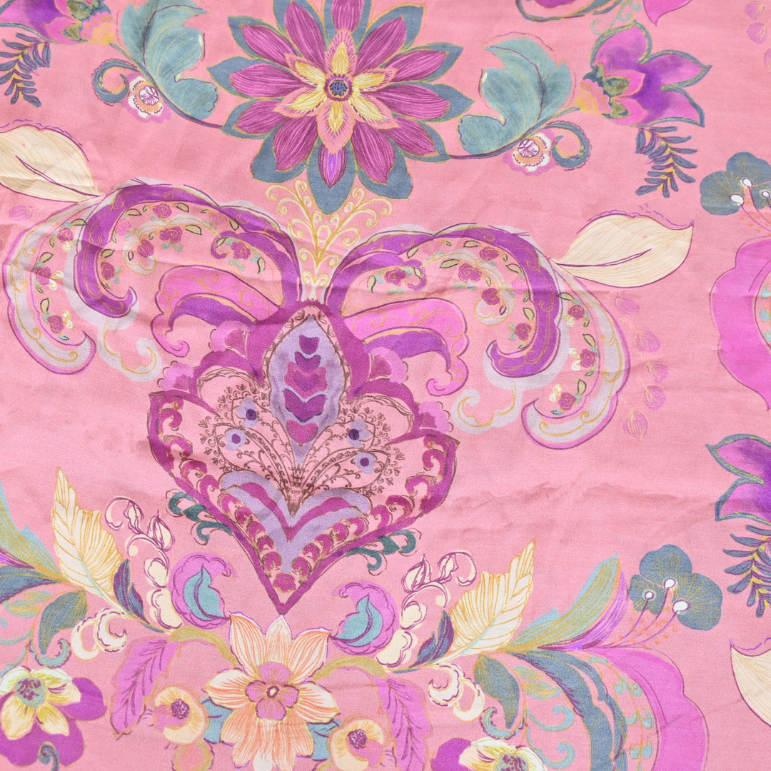 Bemberg Satin Digital Print Fabric | Soft Luxury Designer Fabric | 001333-74