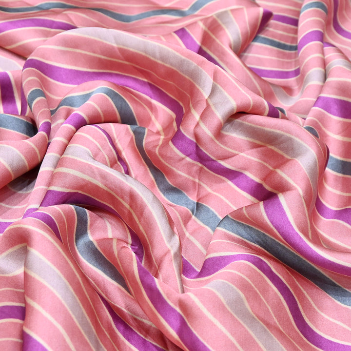 Bemberg Satin Digital Print Fabric | Soft Luxury Designer Fabric | 001333-75