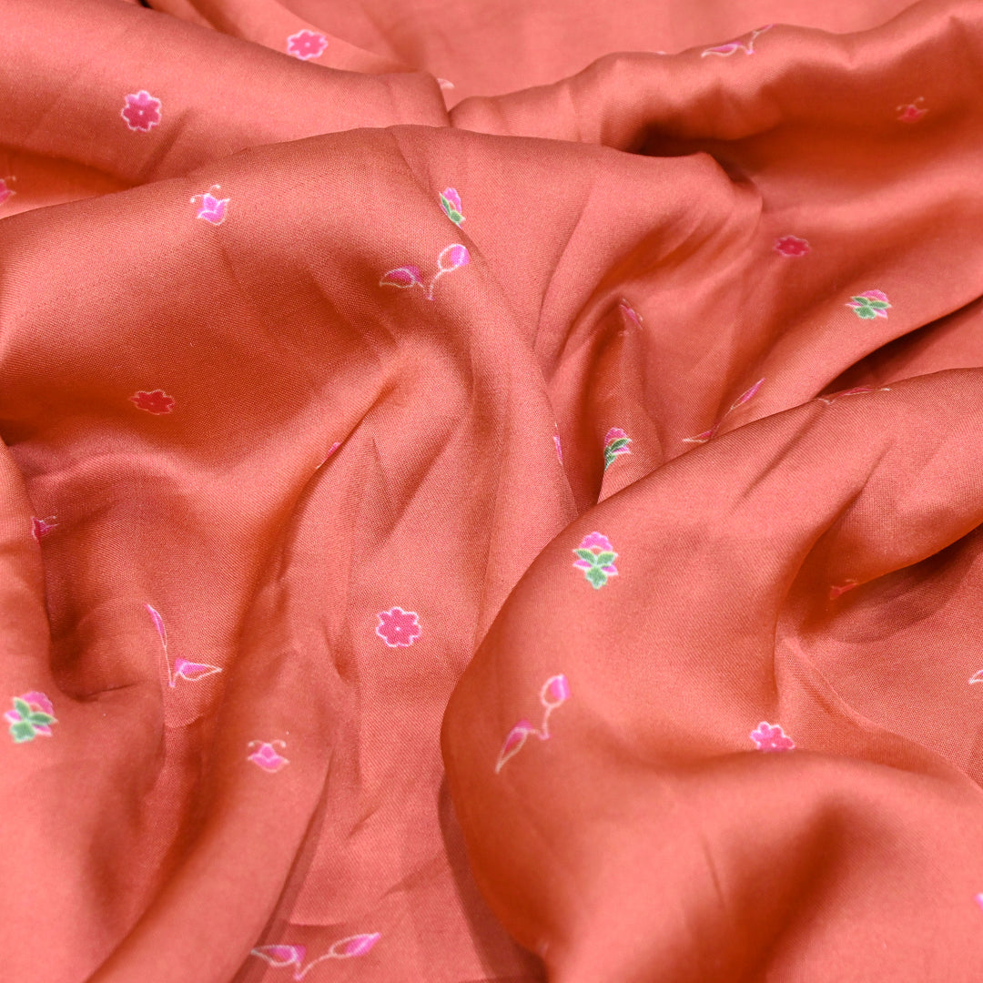 Bemberg Satin Digital Print Fabric | Soft Luxury Designer Fabric | 001333-69