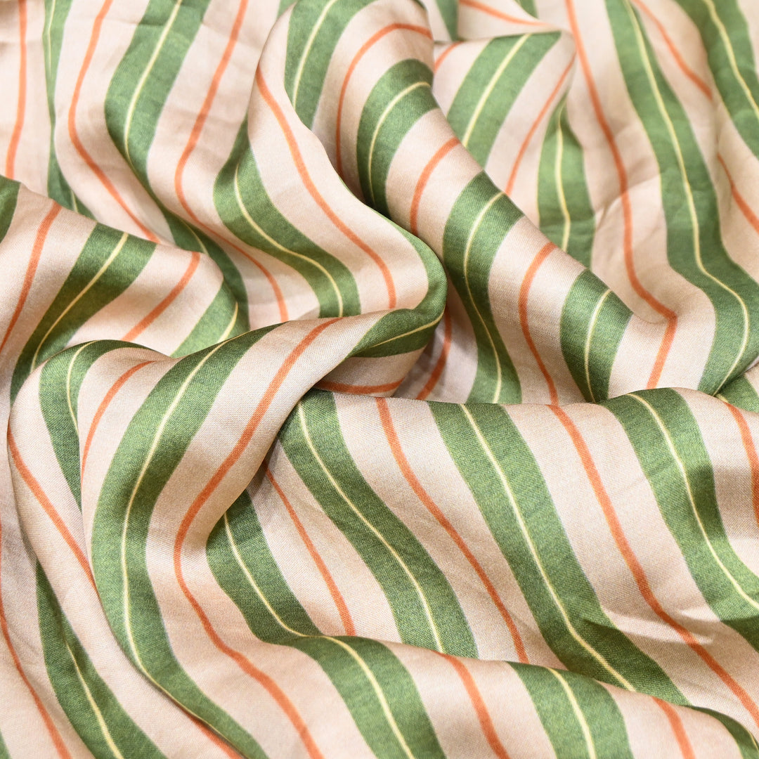 Bemberg Satin Digital Print Fabric | Soft Luxury Designer Fabric | 001333-70