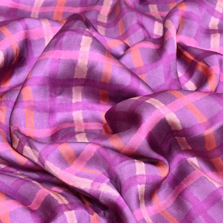 Bemberg Satin Digital Print Fabric | Soft Luxury Designer Fabric | 001333-73