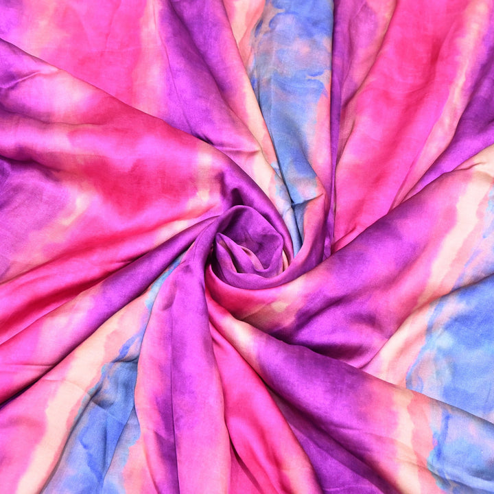 Bemberg Satin Digital Print Fabric | Soft Luxury Designer Fabric | 001333-77