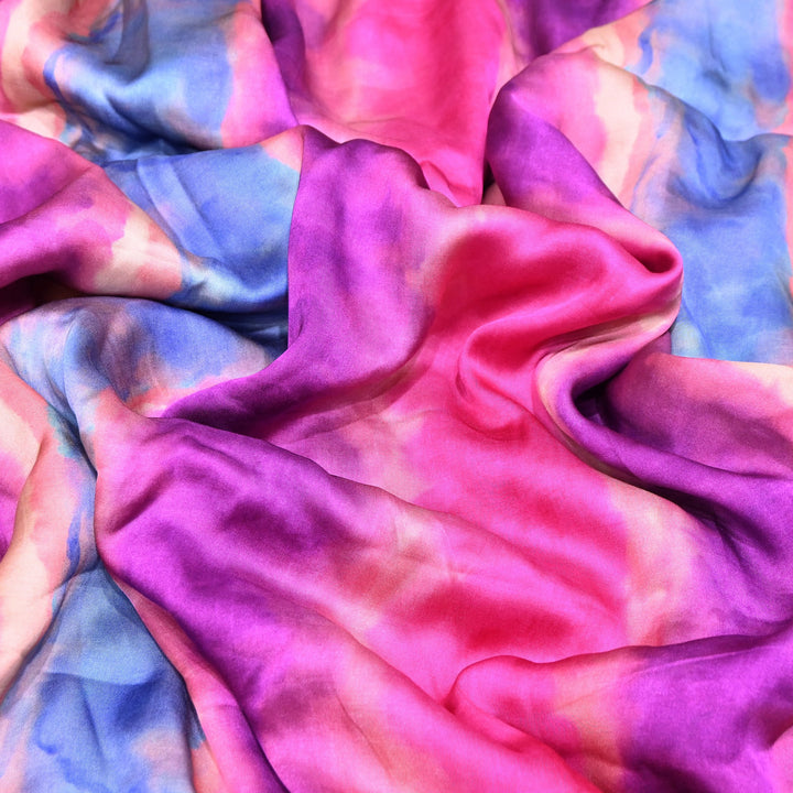 Bemberg Satin Digital Print Fabric | Soft Luxury Designer Fabric | 001333-77