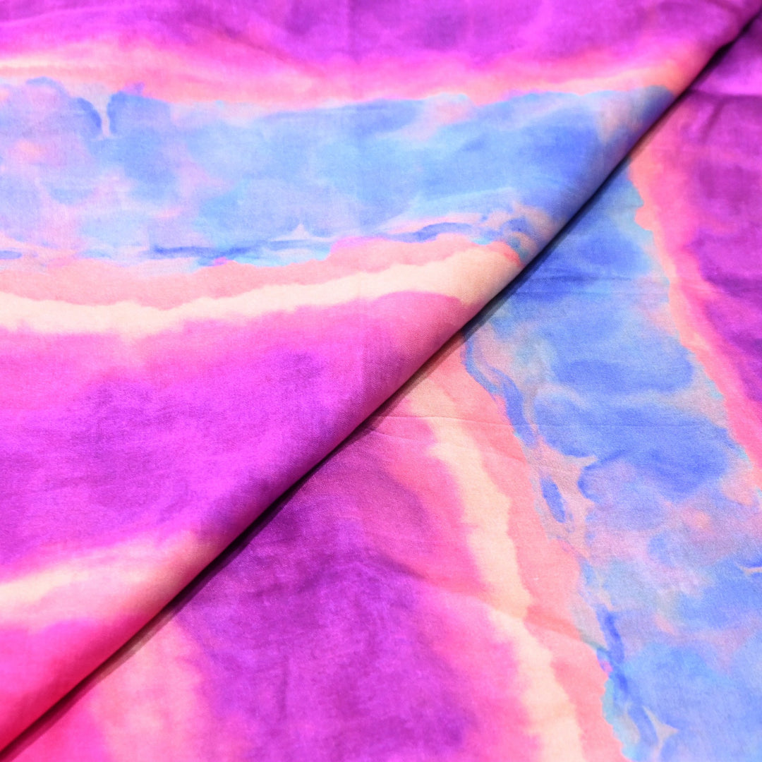 Bemberg Satin Digital Print Fabric | Soft Luxury Designer Fabric | 001333-77