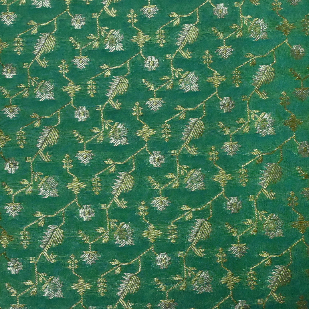 Silk Alfi Zari Brocade Fabric