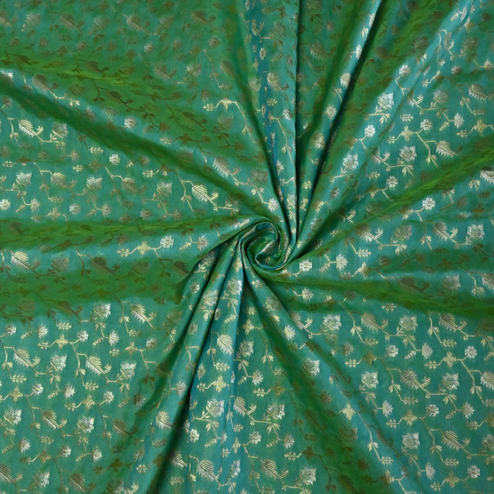 Silk Alfi Zari Brocade Fabric