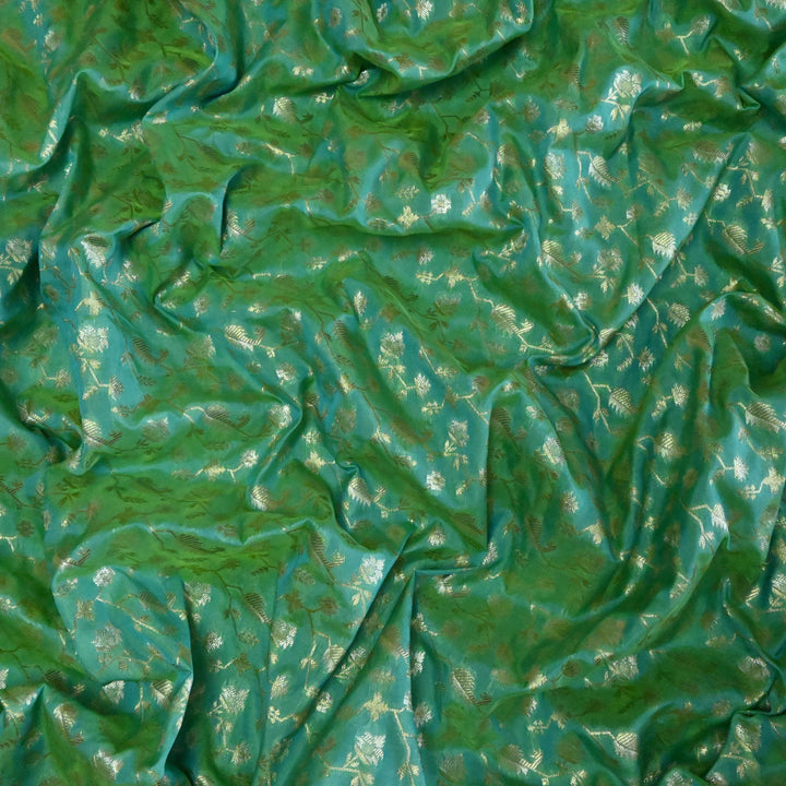 Silk Alfi Zari Brocade Fabric