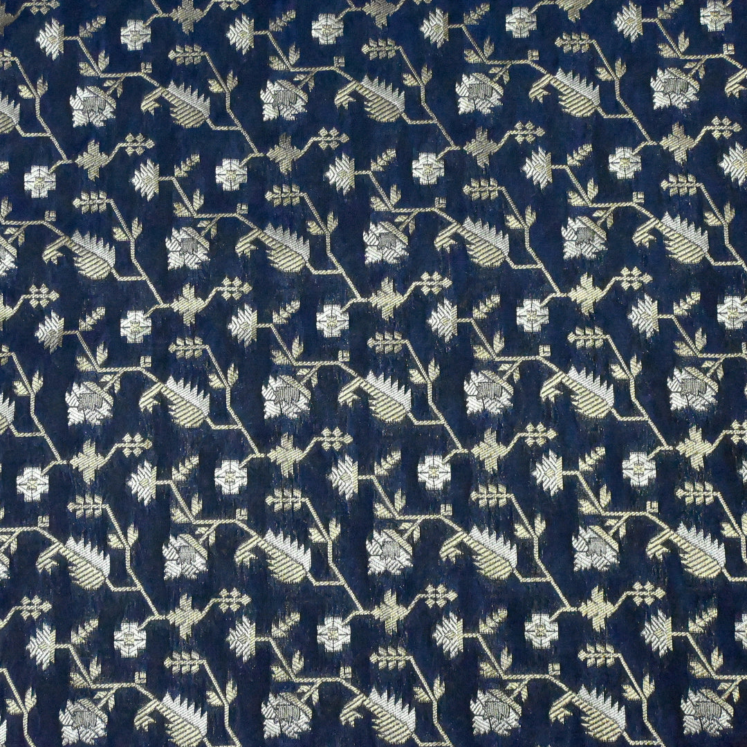 Silk Alfi Zari Brocade Fabric